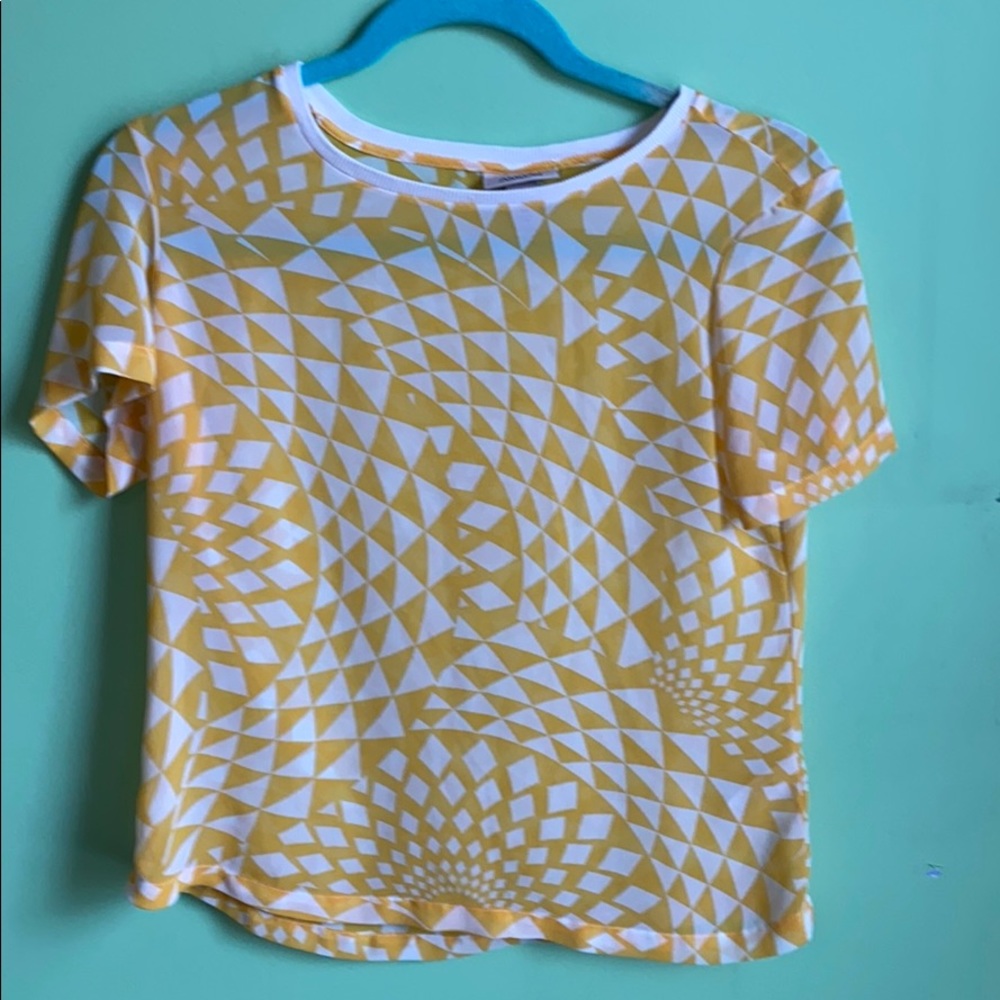 Sheer spring/ summer top.